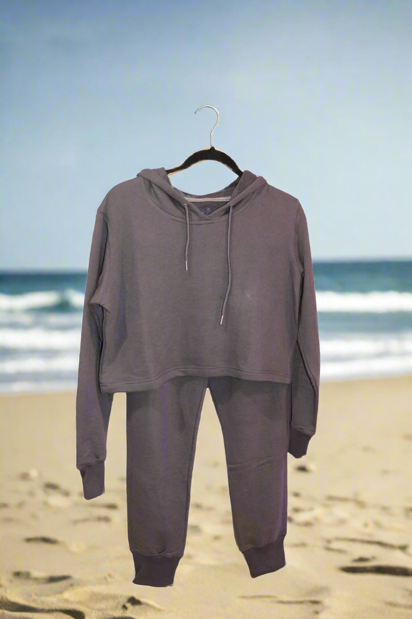 Half crop top hoodie sales