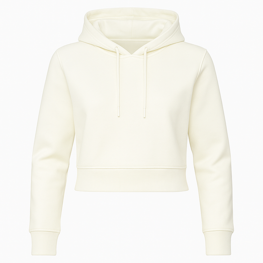 Crop Top Hoodie and Trouser Set